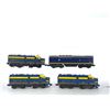 Image 2 : (4) Lionel Santa Fe Assorted Blue & Yellow