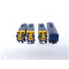 Image 3 : (4) Lionel Santa Fe Assorted Blue & Yellow