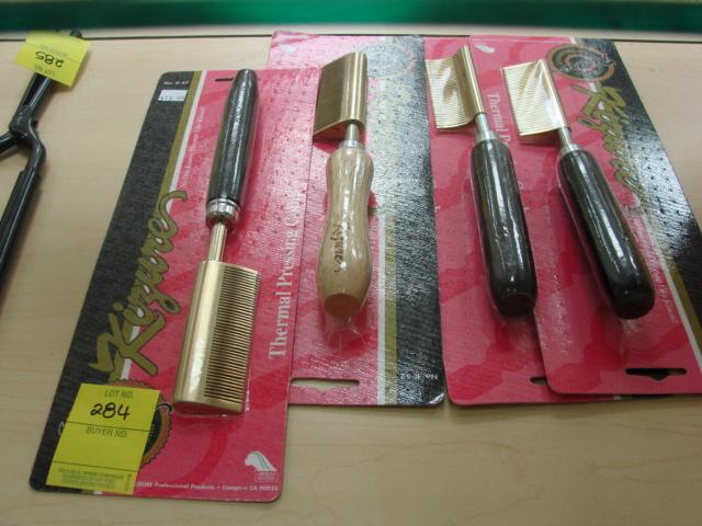 Kizure thermal pressing comb