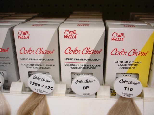 Wella color charm hair color, assorted colors