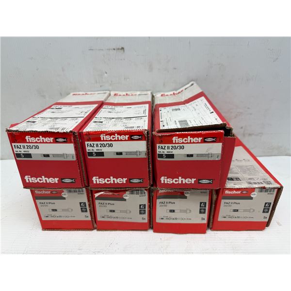 Lot of (7) Boxes Fischer #FAZ II 20/30