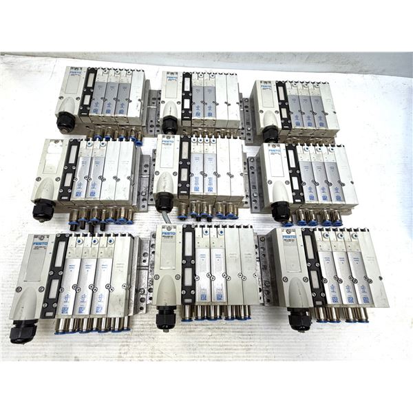 Lot of (9) Festo Assemblies