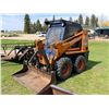 Image 4 : TOYOTA SDK 7 SKID STEER W/ CAB, GRAPPLE, SCOOP, & FORKS BRACKET - WORKS!