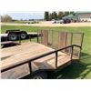 Image 4 : TRAILER, 14-FT 5-IN X 6-FT 2-IN - WITH TITLE! SOLID CONSTRUCTION!