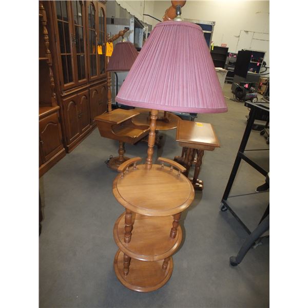 Maple Lamp End Table
