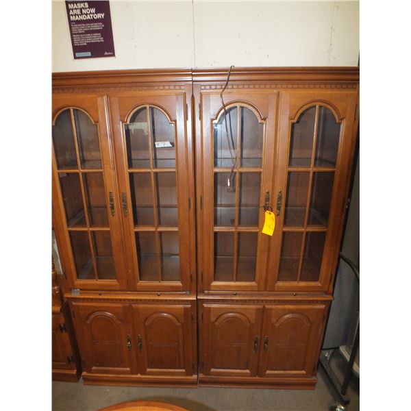 Maple 2pc China Cabinet