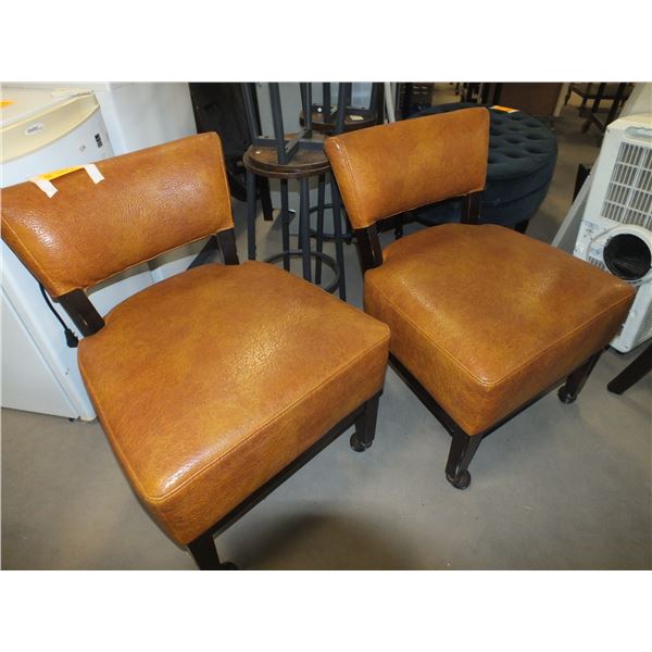 Two Brown Chairs