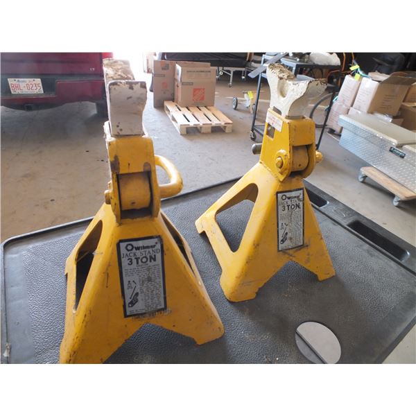Two Wilmar 3 Ton Jack Stands