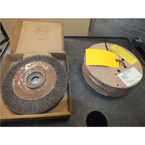 Wire Wheel Brush & .6mm Mig Welding Wire