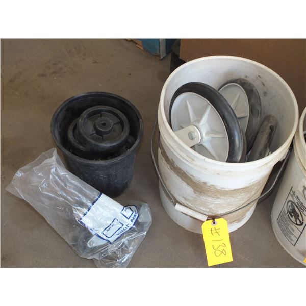 Pail of Wheels & Castors