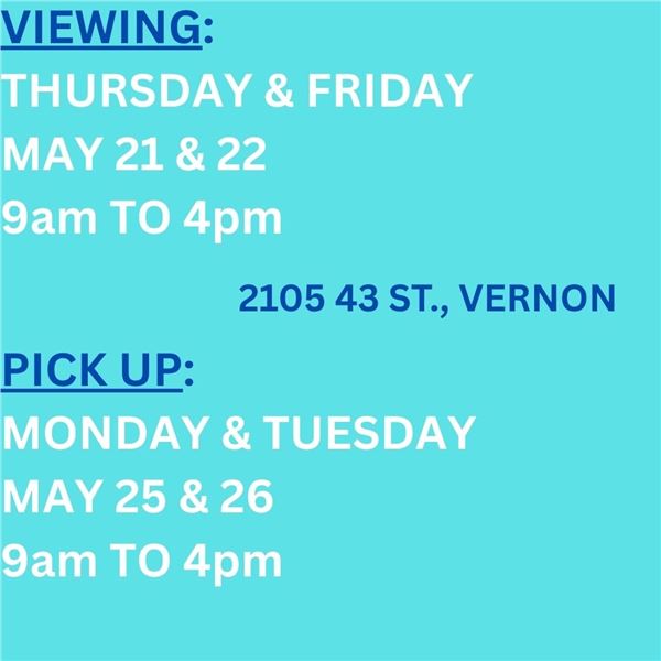 VIEWING & PICKUP