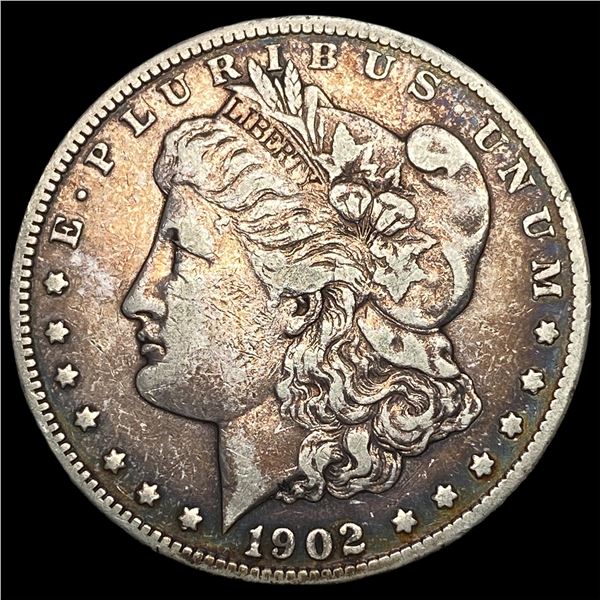 1902-S Silver Morgan Dollar ABOUT  UNCIRCULATED