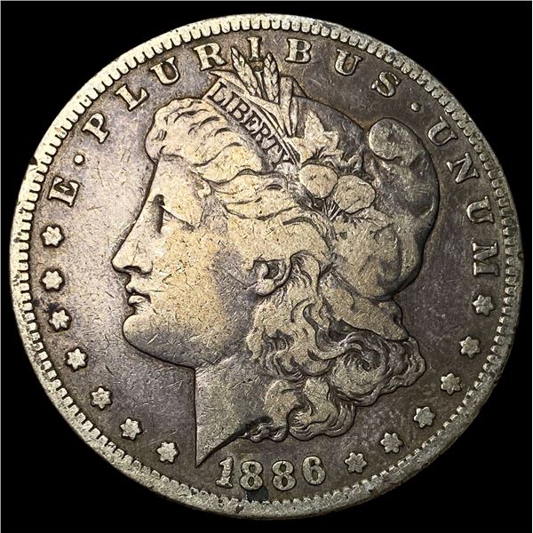 1886-S Silver Morgan Dollar LIGHTLY  CIRCULATED