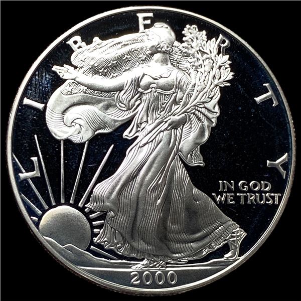 2000-P 1oz Silver American Eagle GEM PROOF