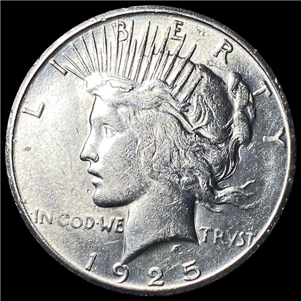 1925-S Silver Peace Dollar CLOSELY  UNCIRCULATED
