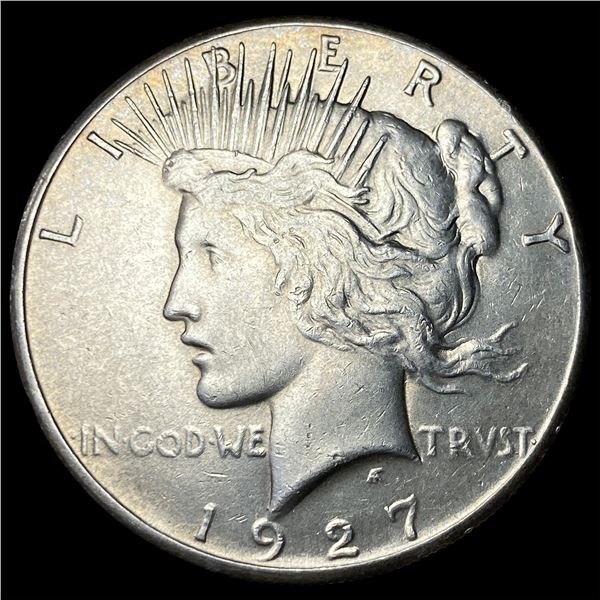 1927 Silver Peace Dollar CLOSELY UNCIRCULATED