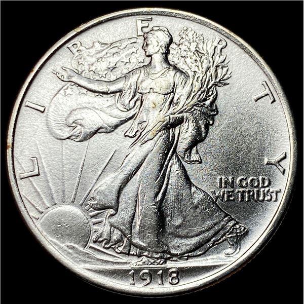 1918 Silver Walking Liberty Half Dollar  UNCIRCULATED