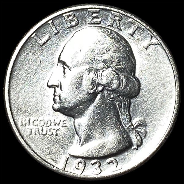 1932 Silver Washington Quarter CHOICE AU