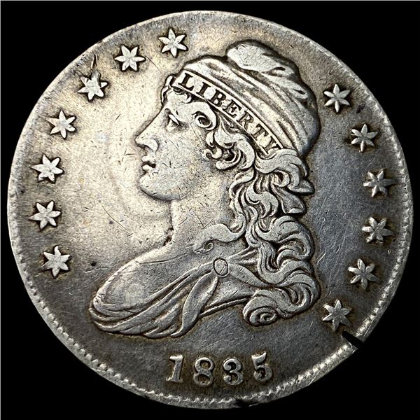 1835 Capped Bust Half Dollar CLOSELY  UNCIRCULATED