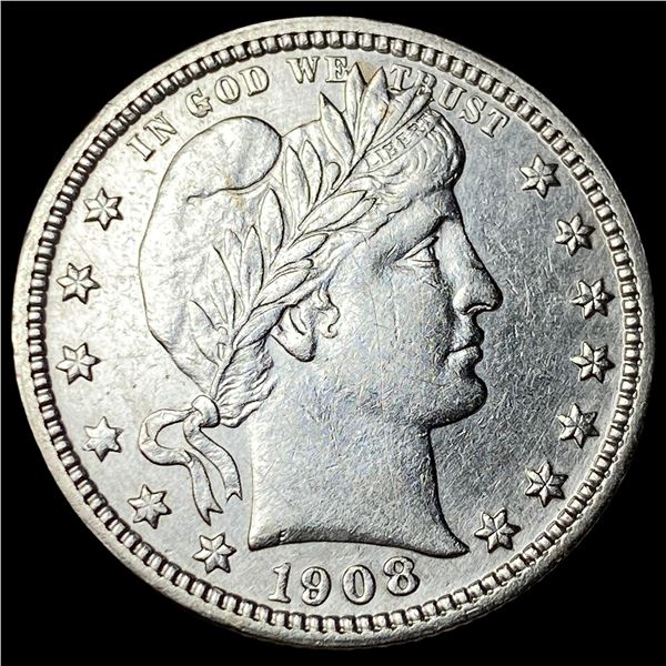 1908-D Barber Silver Quarter UNCIRCULATED