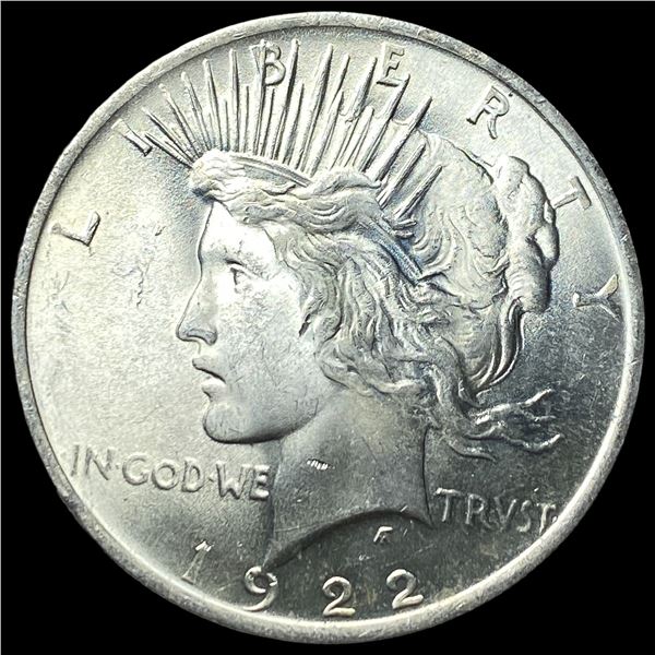 1922 Silver Peace Dollar CHOICE BU