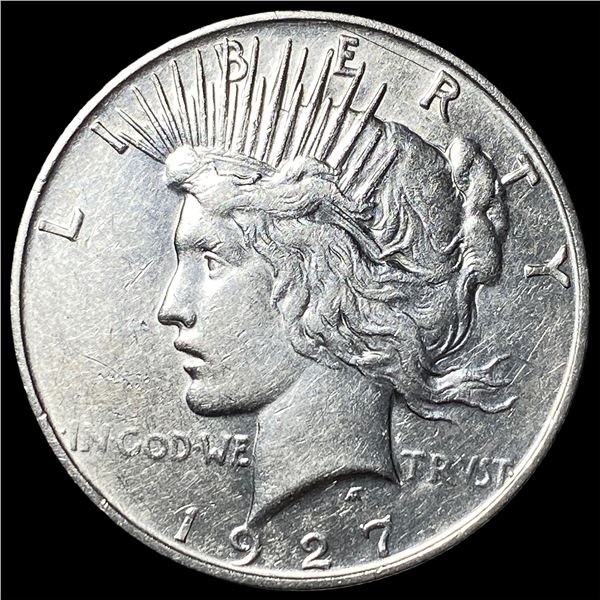 1927-D Silver Peace Dollar CHOICE AU