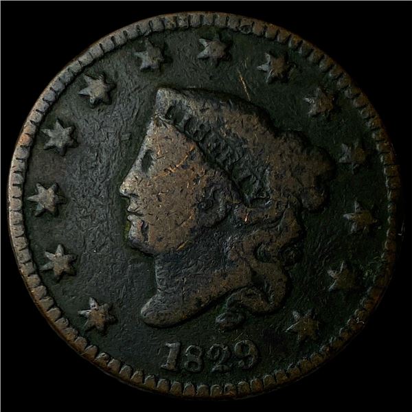 1829 Coronet Head Large Cent LIGHTLY  CIRCULATED