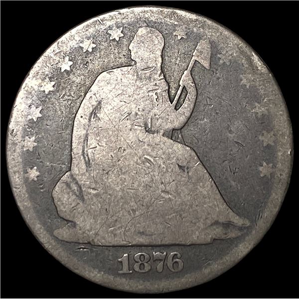 1876-CC Seated Liberty Half Dollar NICELY  CIRCULATED