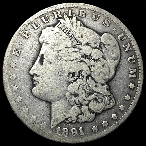 1891-CC Silver Morgan Dollar NICELY  CIRCULATED