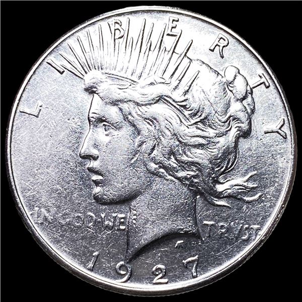 1927-S Silver Peace Dollar CHOICE AU