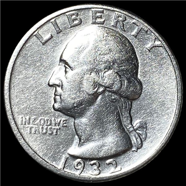 1932-D Silver Washington Quarter CHOICE AU