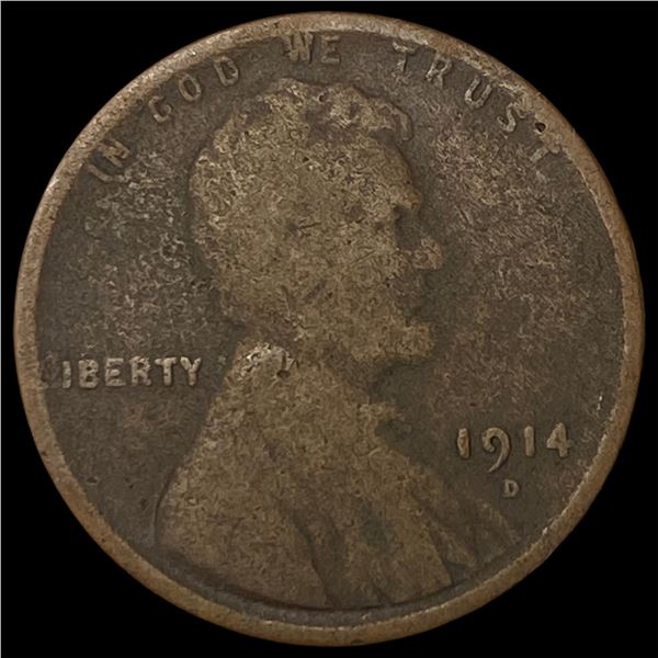 1914-D Lincoln Wheat Cent NICELY CIRCULATED