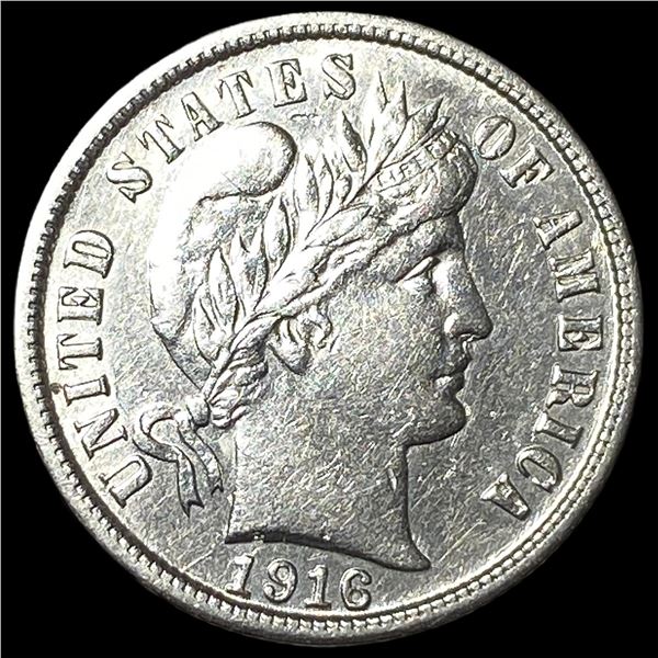 1916-S Silver Barber Dime UNCIRCULATED