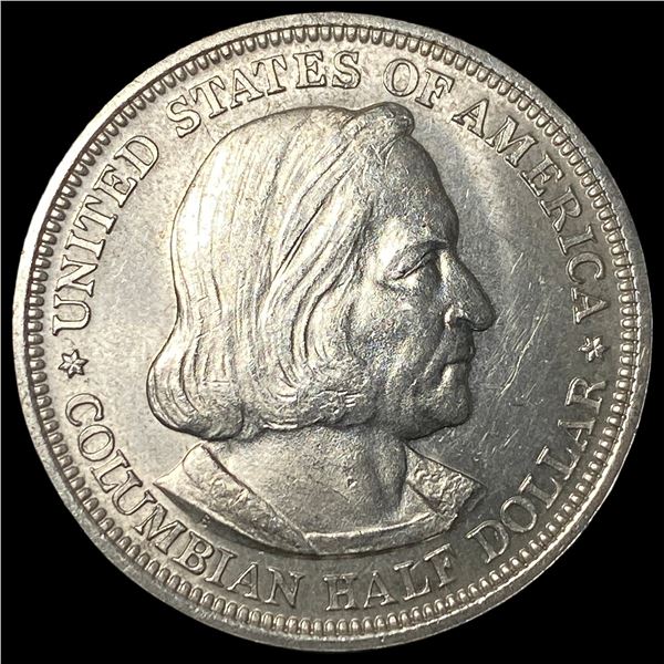 1892 Silver Columbian Half Dollar GEM BU