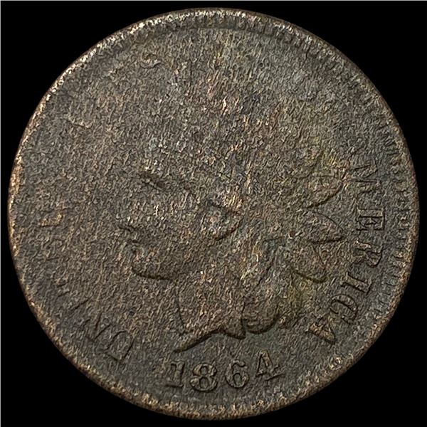 1864 Bronze Indian Head Cent LIGHTLY CIRCULATED