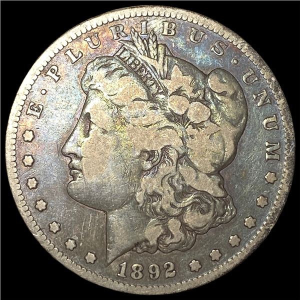 1892-CC Silver Morgan Dollar LIGHTLY CIRCULATED
