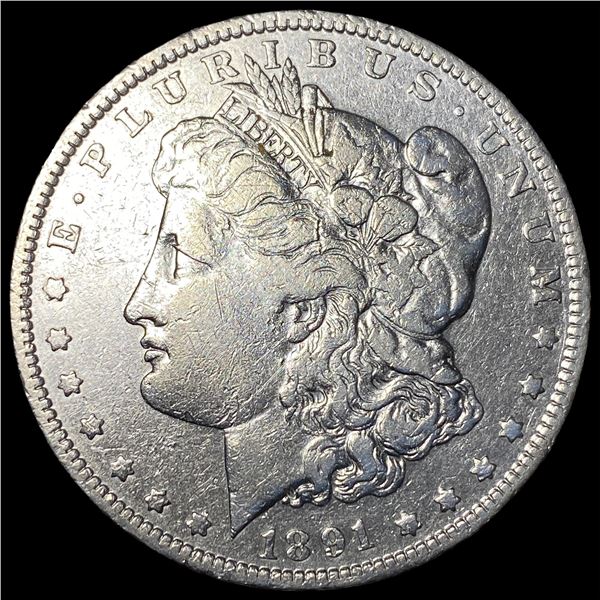 1891-CC Silver Morgan Dollar CLOSELY UNCIRCULATED