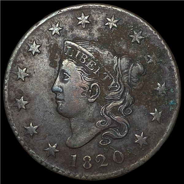 1820 Coronet Head Large Cent HIGH GRADE