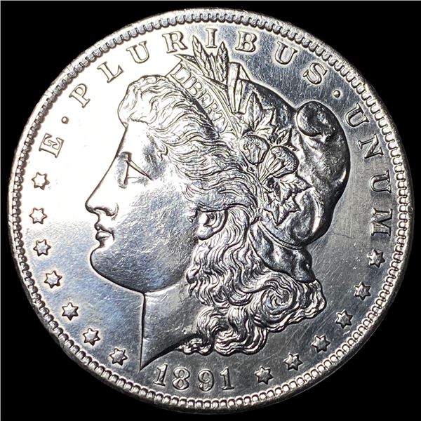 1891-CC Silver Morgan Dollar CLOSELY UNCIRCULATED