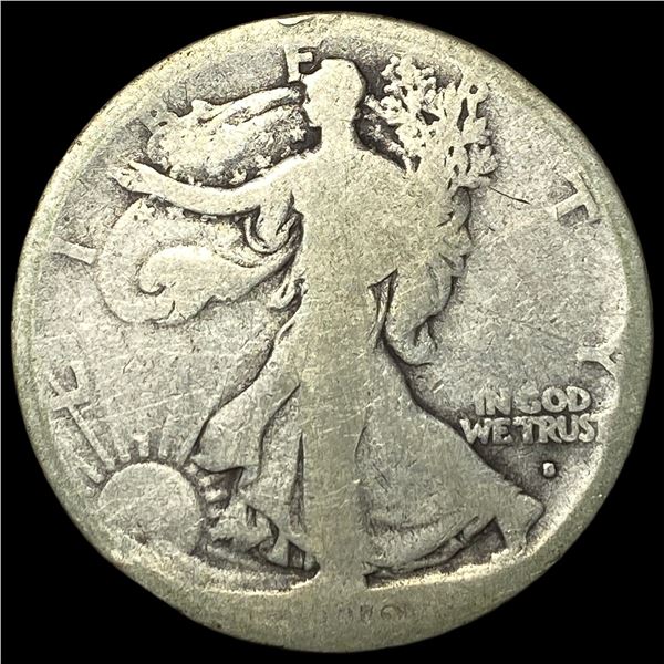 1916 Walking Liberty Half Dollar NICELY CIRCULATED