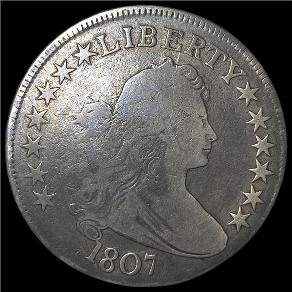 1807 Draped Bust Half Dollar LIGHTLY CIRCULATED