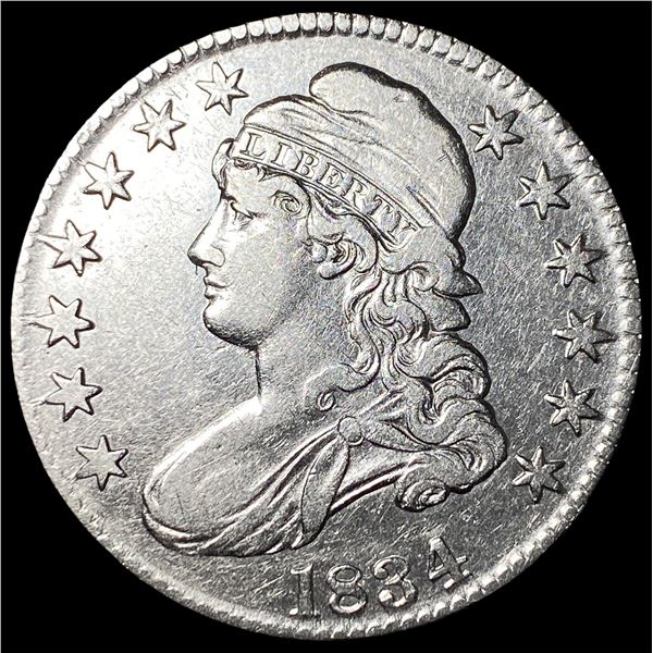 1834 Capped Bust Half Dollar CLOSELY UNCIRCULATED