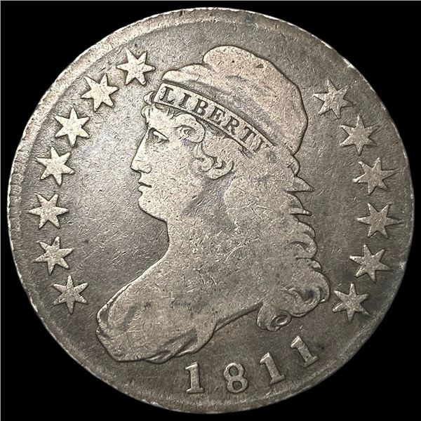 1811 Capped Bust Half Dollar ABOUT UNCIRCULATED