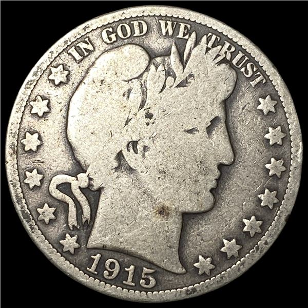 1915 Barber Half Dollar NICELY CIRCULATED