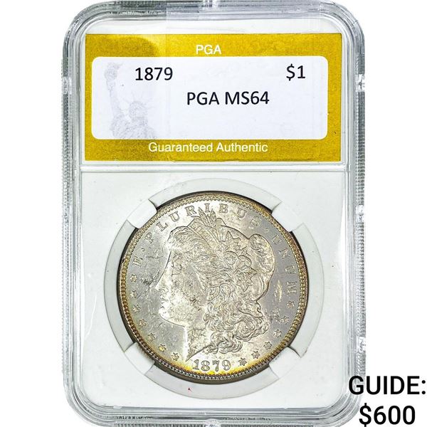 1879 Morgan Silver Dollar PGA MS64