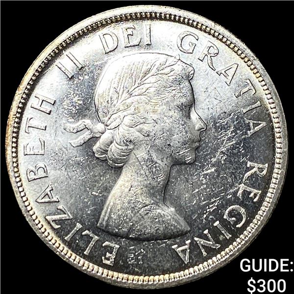 1955 Canada Silver Dollar