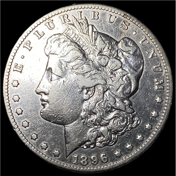 1896-S Silver Morgan Dollar ABOUT UNCIRCULATED