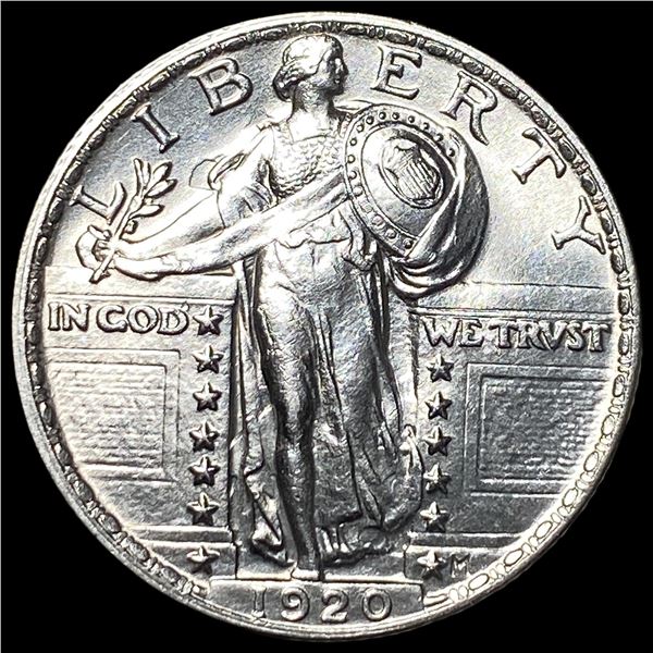1920 Silver Standing Liberty Quarter GEM BU