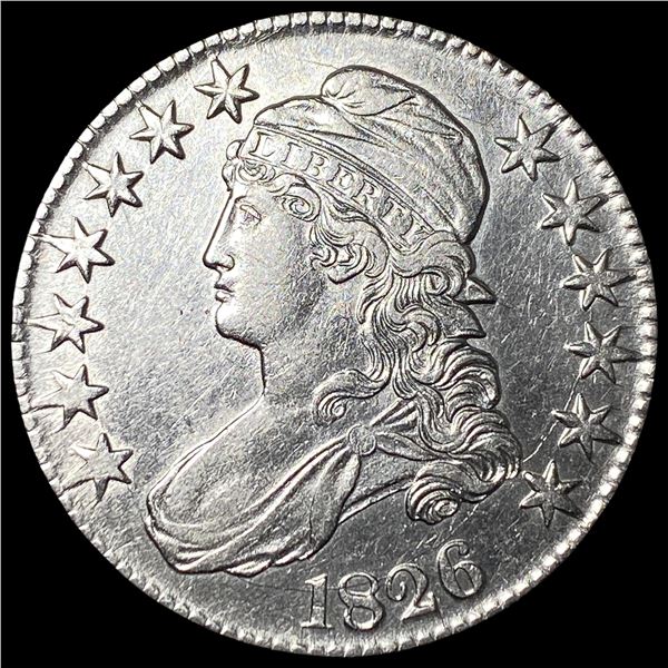 1826 Capped Bust Half Dollar CLOSELY UNCIRCULATED