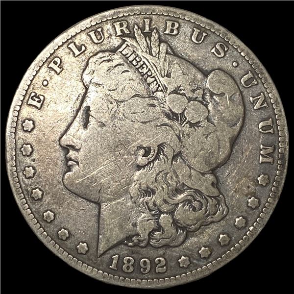 1892-S Silver Morgan Dollar LIGHTLY CIRCULATED